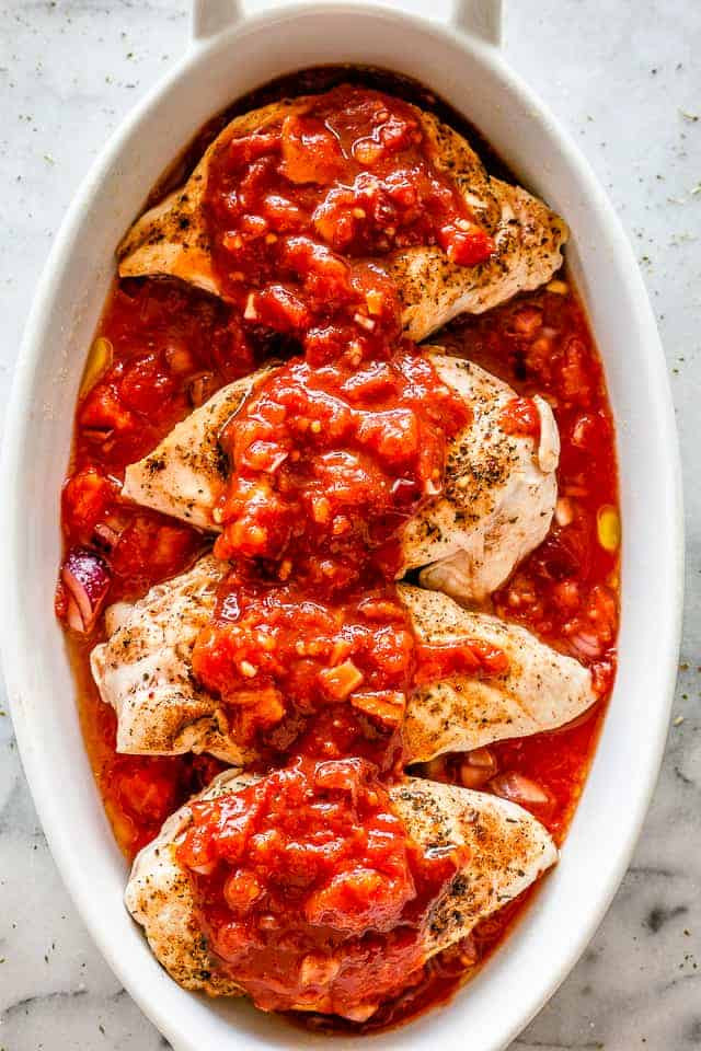 Chicken And Salsa Recipe
 Easy Baked Salsa Chicken Diethood