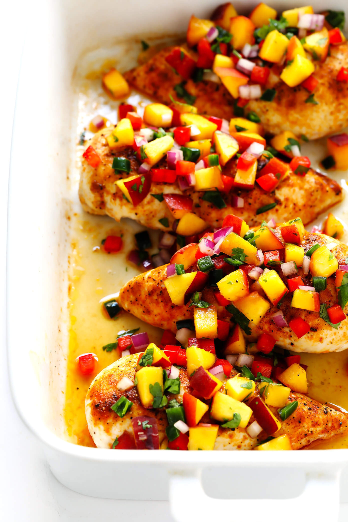 Chicken And Salsa Recipe
 Ginger Chicken with Confetti Peach Salsa