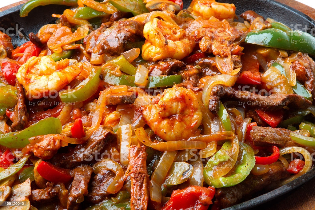 Chicken And Shrimp Fajitas
 bination Mexican Fajitas With Shrimp Chicken And Beef