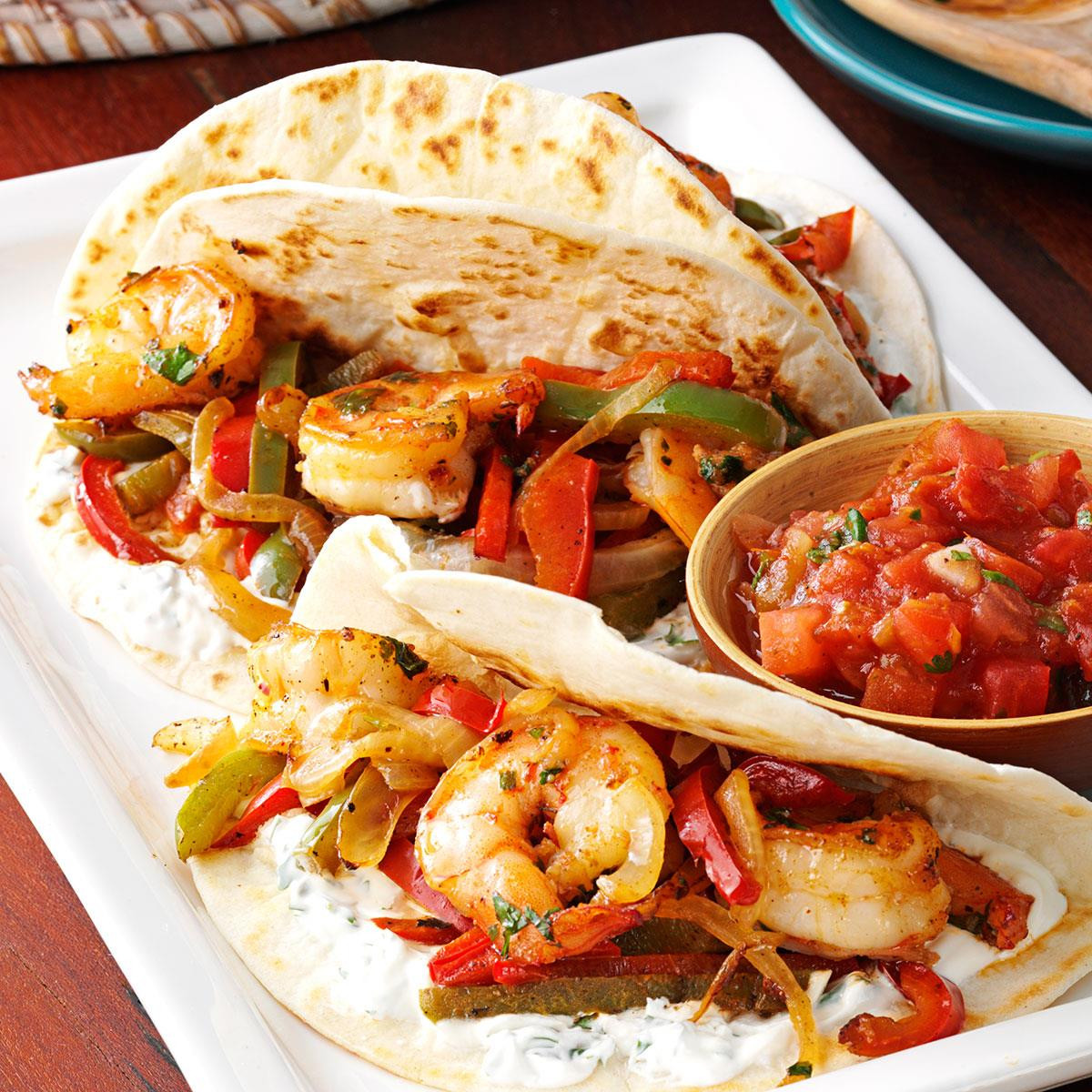 Chicken And Shrimp Fajitas
 Shrimp Fajitas Recipe