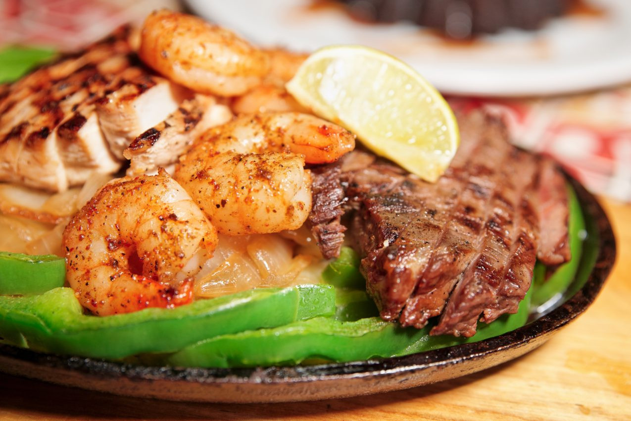 Chicken And Shrimp Fajitas
 dale s Beef Chicken and Shrimp Fajitas