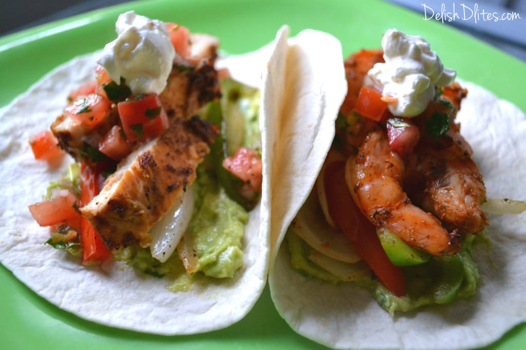 Chicken And Shrimp Fajitas
 Chipotle Chicken and Shrimp Fajitas