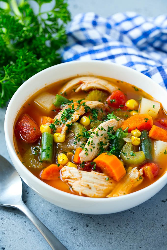 Chicken And Vegetable Soup Recipes
 Chicken Ve able Soup Dinner at the Zoo