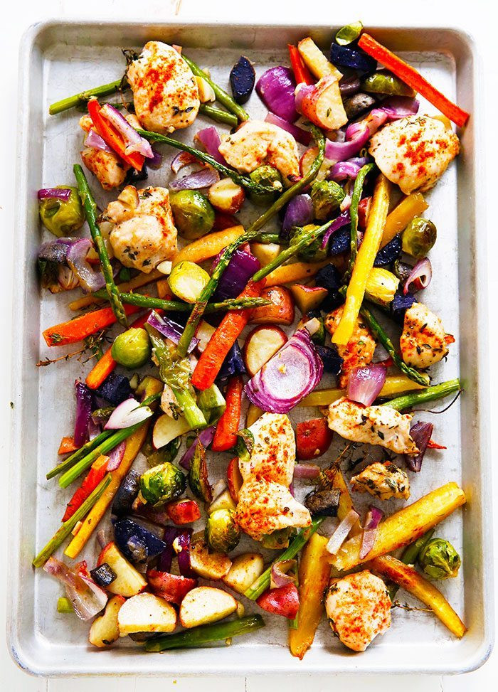 Chicken Breast Sheet Pan Dinner
 Sheet Pan Chicken and Veggie Dinner Lexi s Clean Kitchen