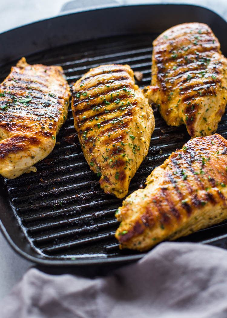 Chicken Breasts On Grill
 How to Grill Chicken on Stove Top Easy Grill Pan Method