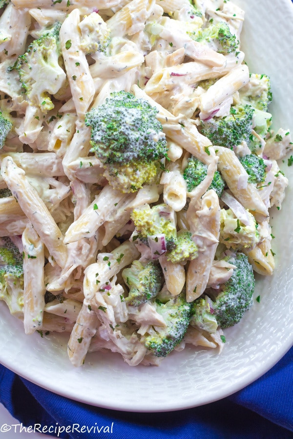 Chicken Broccoli Salad
 Chicken Broccoli Pasta Salad The Recipe Revival