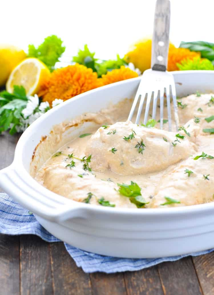 Chicken Cream Of Mushroom Casserole
 Dump and Bake Cream of Mushroom Chicken The Seasoned Mom