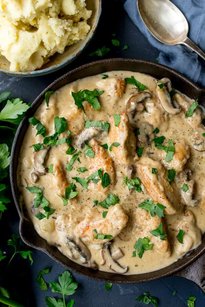 Chicken Cream Of Mushroom Casserole
 Creamy Chicken and Mushroom e Pan Casserole Nicky s