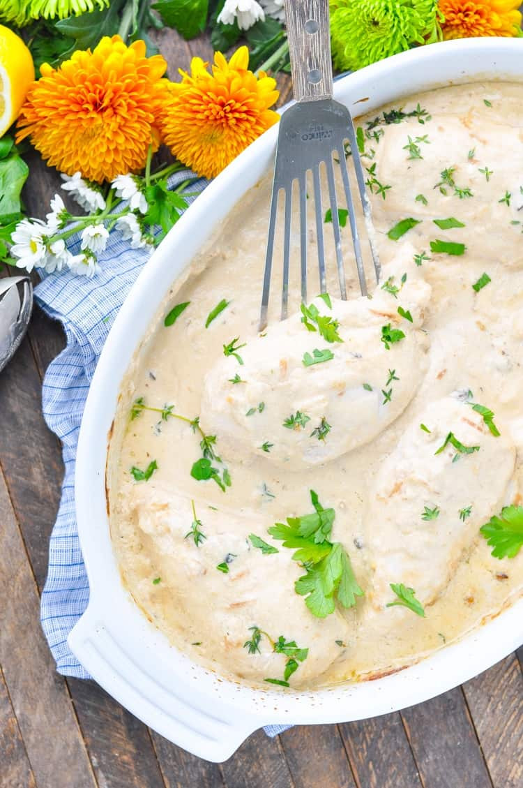 Chicken Cream Of Mushroom Casserole
 Dump and Bake Cream of Mushroom Chicken The Seasoned Mom