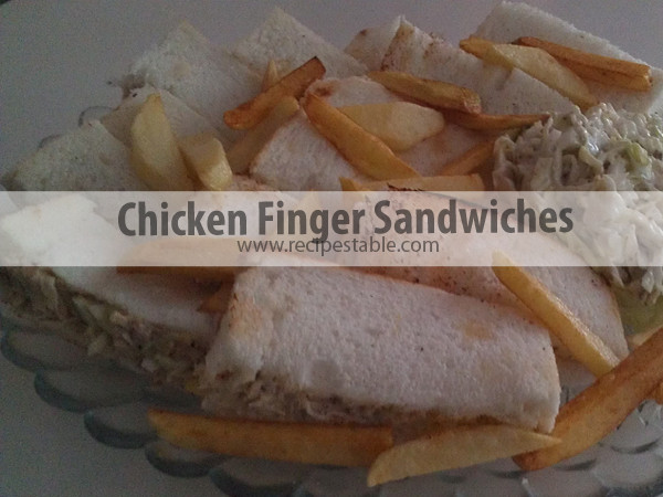 Chicken Finger Sandwiches
 Chicken Finger Sandwiches Recipe Recipestable