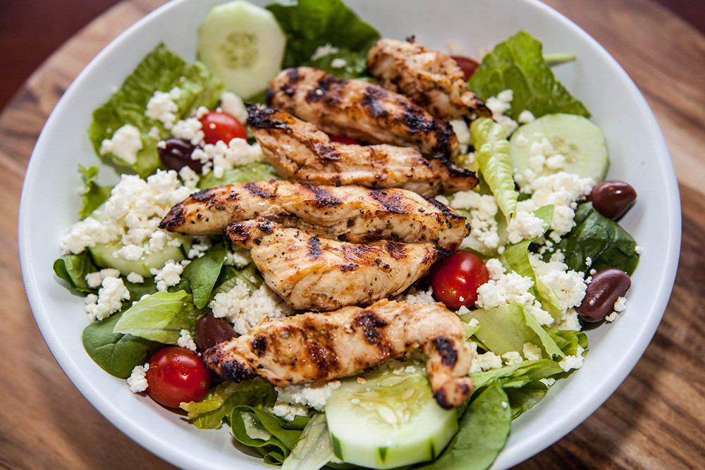 Chicken Greek Salad
 Greek Grilled Chicken Salad