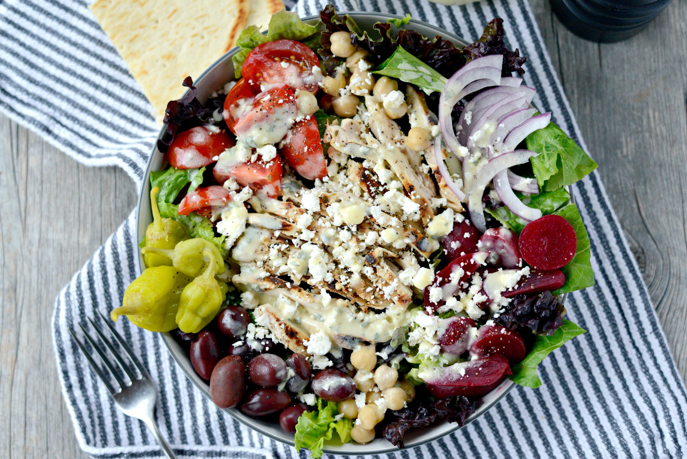 Chicken Greek Salad
 Simply Scratch The Best Grilled Chicken Greek Salad with