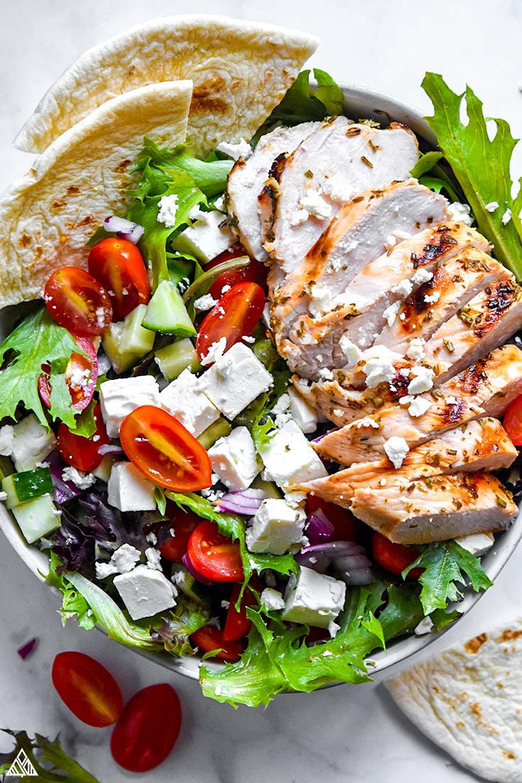 Chicken Greek Salad
 Greek Chicken Salad Low Carb Little Pine Low Carb