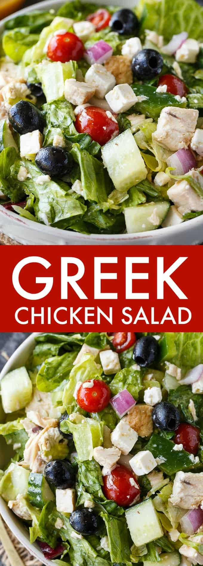 Chicken Greek Salad
 Greek Chicken Salad Simply Stacie