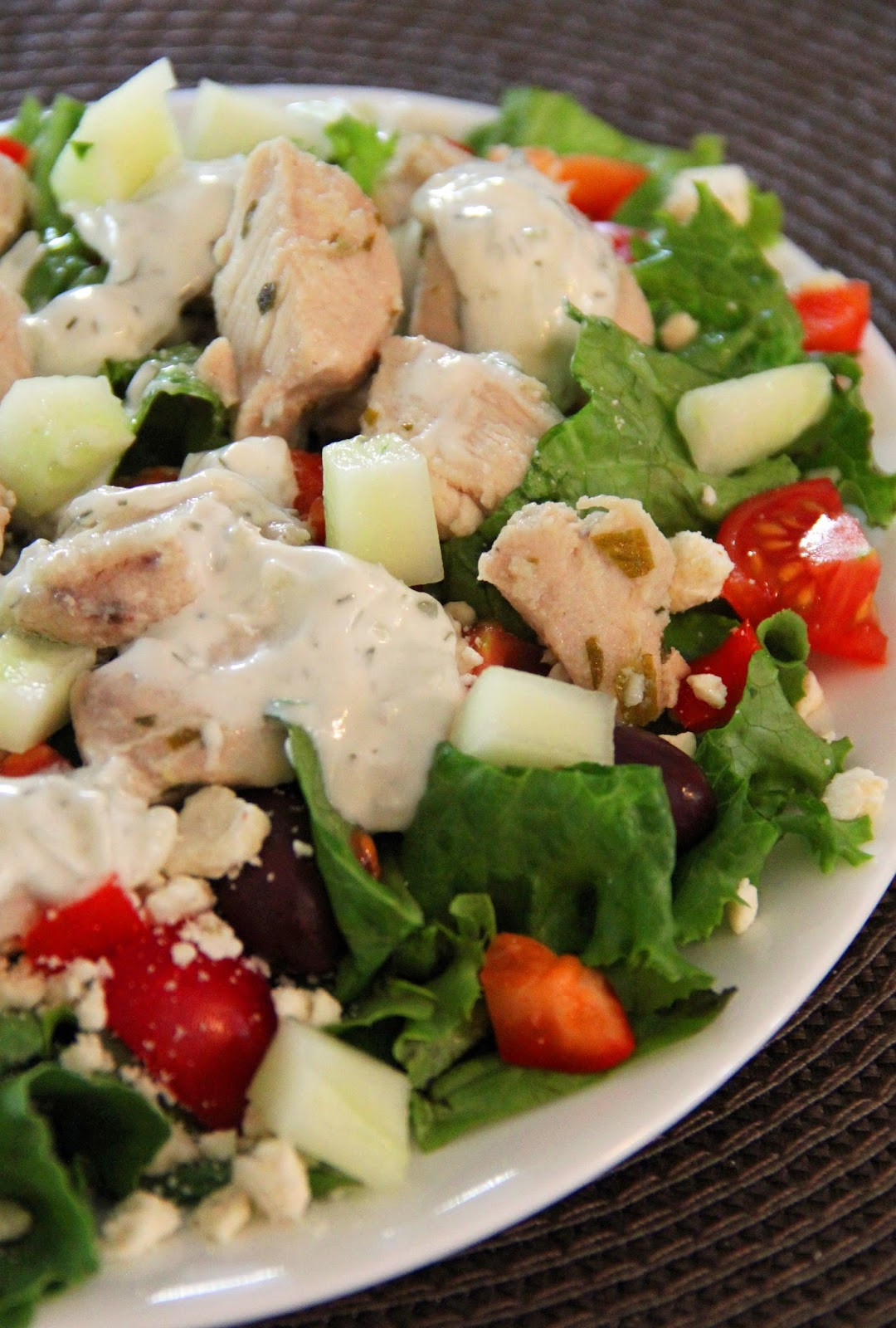 Chicken Greek Salad
 Jo and Sue Greek Chicken Salad