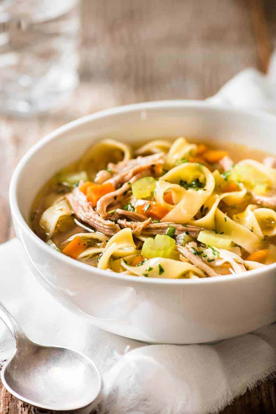 Chicken Noodle Soup With Vegetables
 Chicken and Ve able Noodle Soup