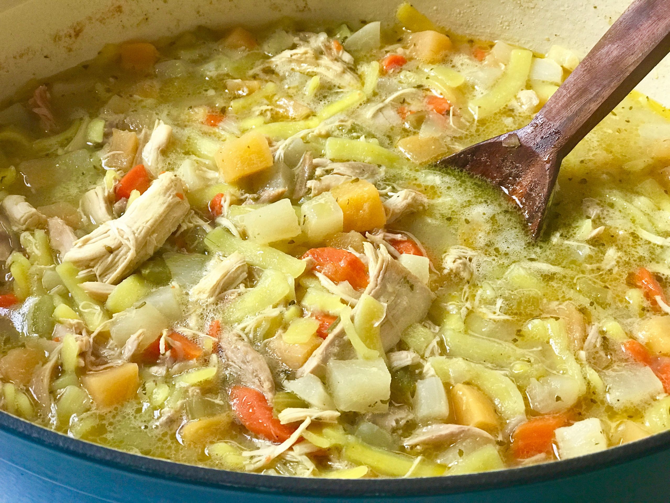 Chicken Noodle Soup With Vegetables
 Chicken Noodle Root Ve able Soup