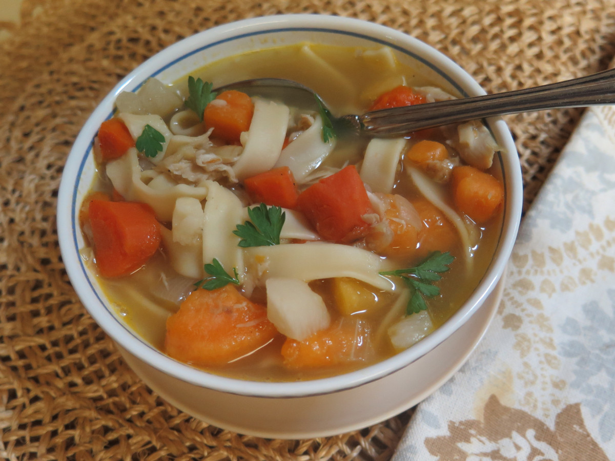 Chicken Noodle Soup With Vegetables
 Chicken Noodle Soup with Root Ve ables