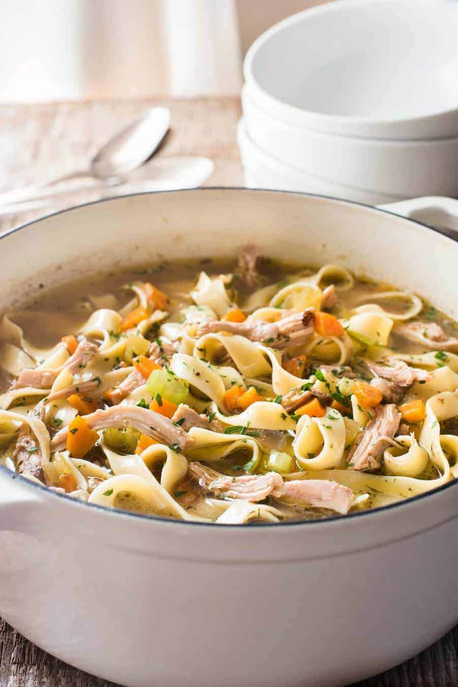 Chicken Noodle Soup With Vegetables
 Easy Chicken Noodle Soup