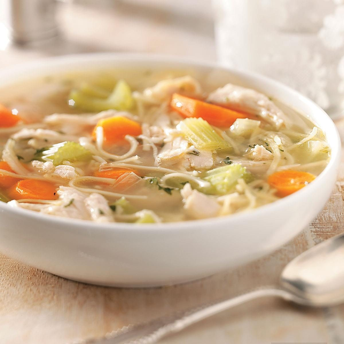 Chicken Noodle Soup With Vegetables
 Chicken and Ve able Noodle Soup Recipe