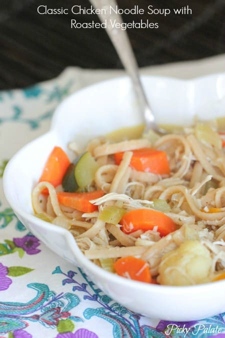 Chicken Noodle Soup With Vegetables
 Classic Chicken Noodle Soup with Roasted Ve ables