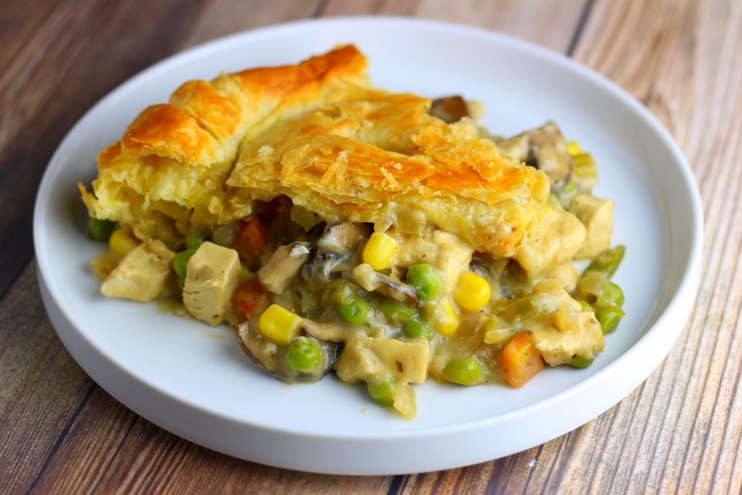 Chicken Pot Pie Vegetables
 Vegan Chicken Pot Pie Sarah s Vegan Kitchen