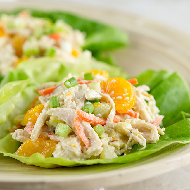 Chicken Salad Chick Nutrition
 Healthy Low Calorie Asian Chicken Salad Lettuce Wraps