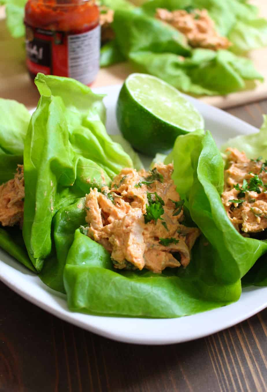 Chicken Salad Chick Nutrition
 Thai Curry Chicken Salad Lettuce Wraps