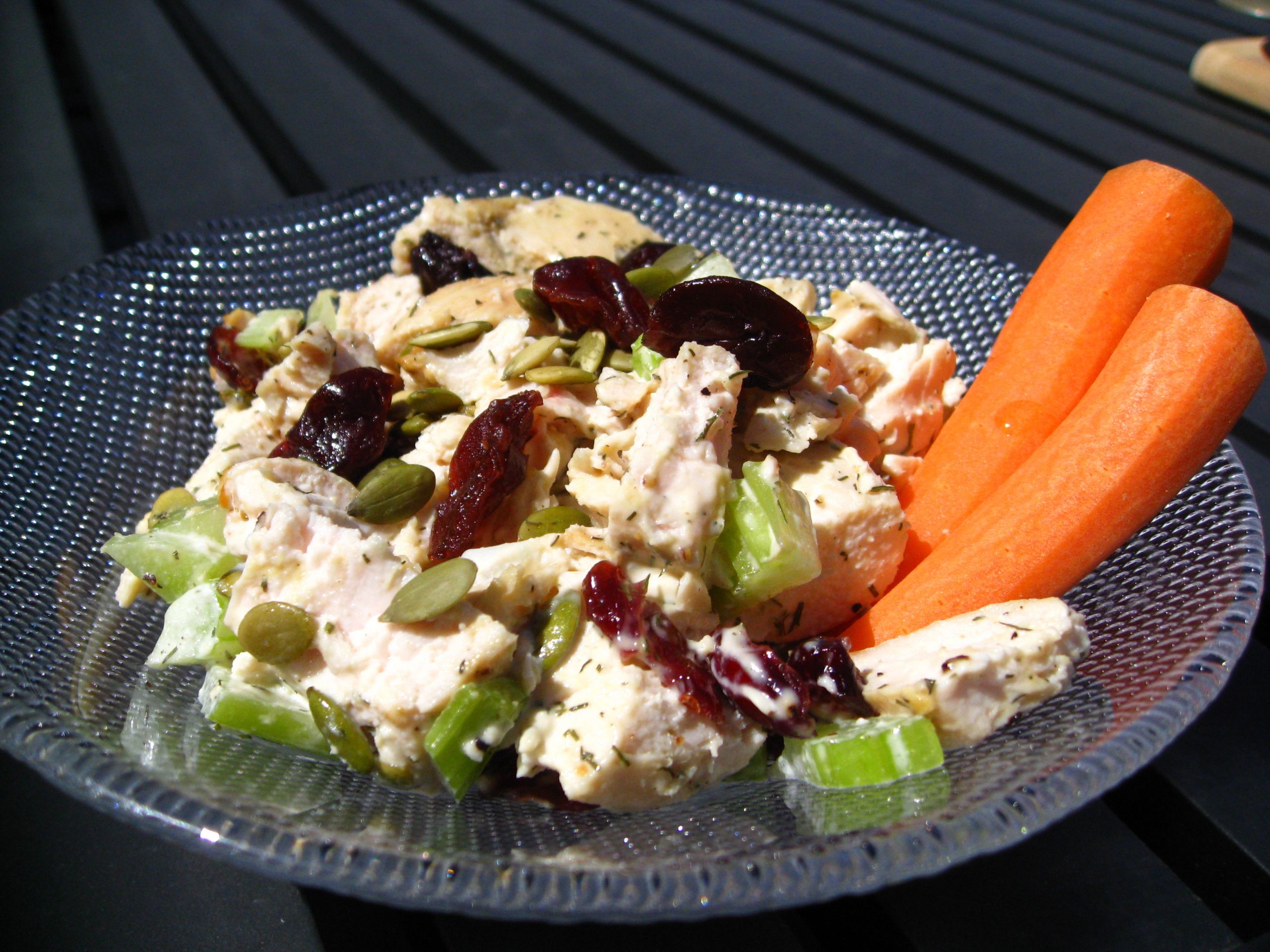 Chicken Salad With Dried Cranberries
 recipe goodness roasted chicken salad w dried
