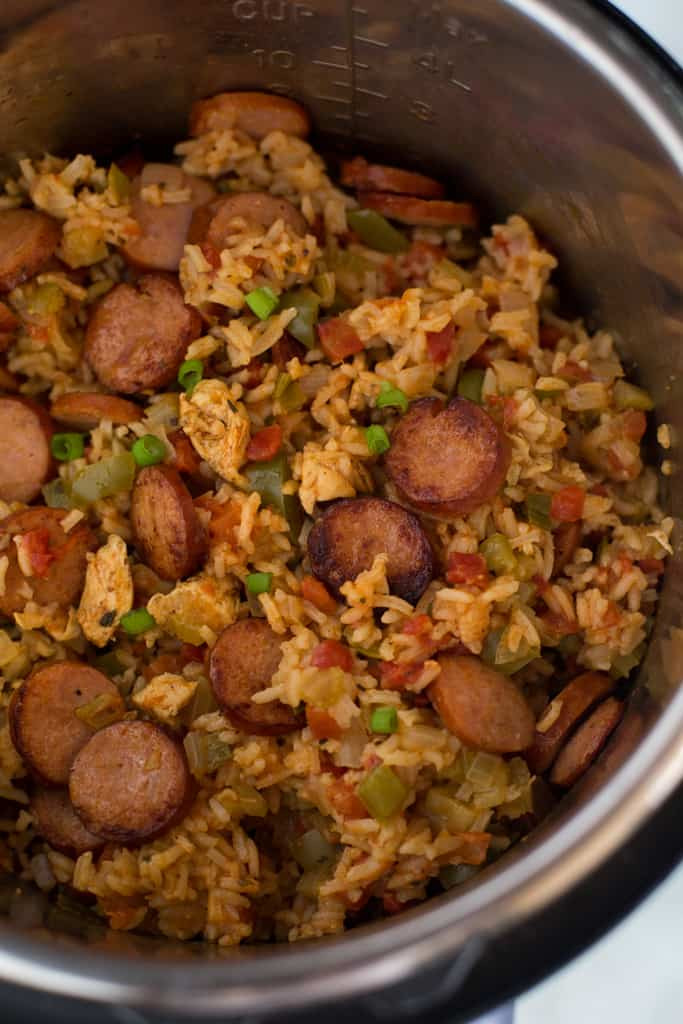 Chicken Sausage Jambalya
 Instant Pot Chicken and Sausage Jambalaya Tastes Better