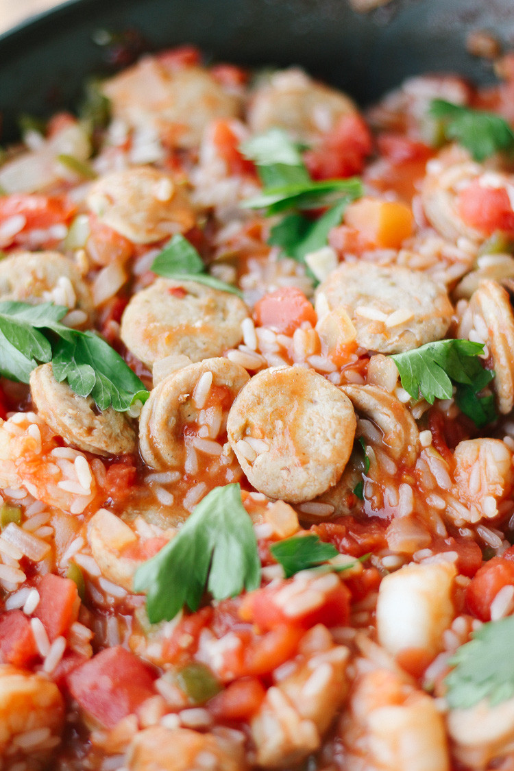 Chicken Sausage Jambalya
 Healthy Chicken Sausage Jambalaya With al fresco all