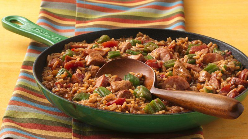 Chicken Sausage Jambalya
 Slow Cooker Chicken and Sausage Jambalaya recipe from