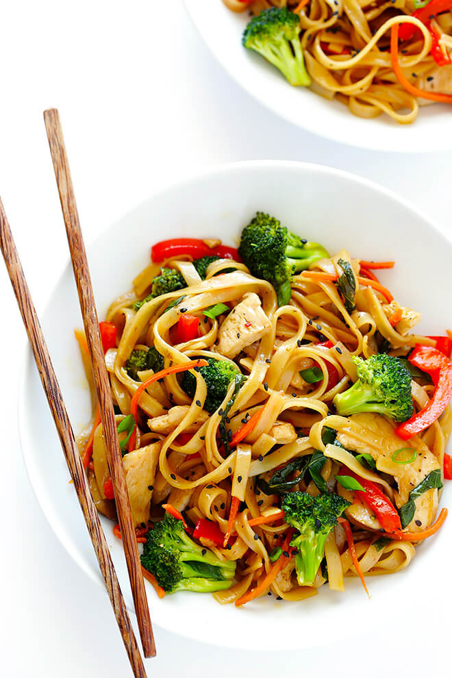 Chicken Stir Fry Noodles Recipe
 30 Minute Sesame Chicken Noodle Stir Fry