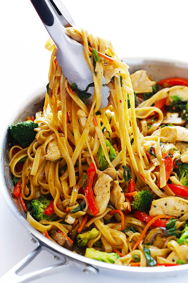 Chicken Stir Fry Noodles Recipe
 30 Minute Sesame Chicken Noodle Stir Fry