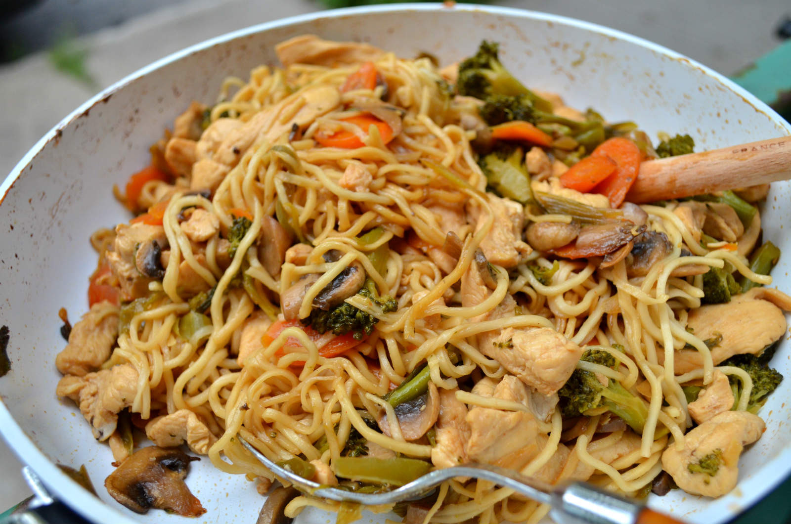 Chicken Stir Fry Noodles Recipe
 Ve ables and Chicken Stir Fry Noodles – My World of CONFETTI