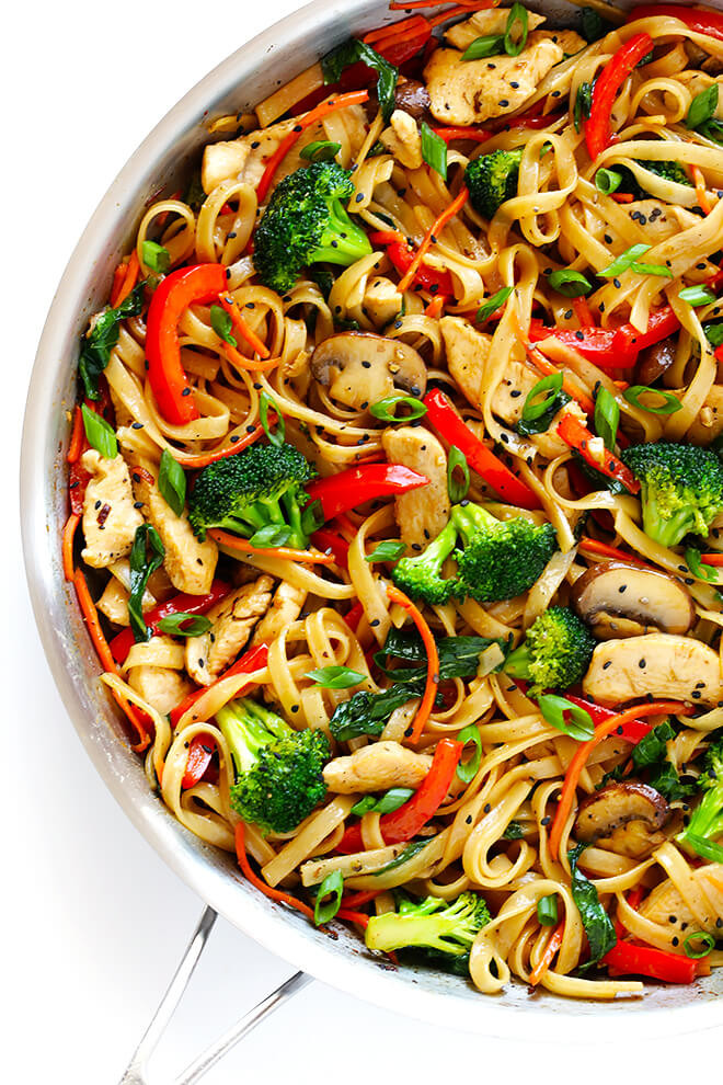 Chicken Stir Fry Noodles Recipe
 30 Minute Sesame Chicken Noodle Stir Fry