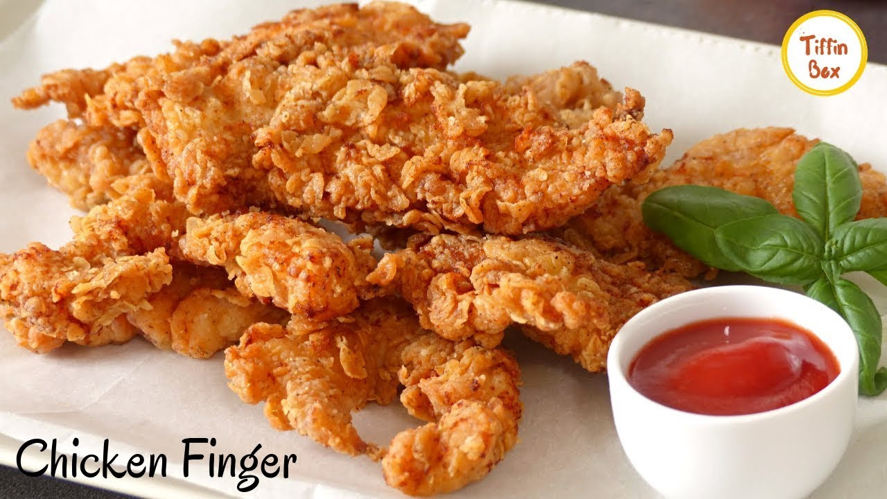 Chicken Tenders Recipes For Kids
 Best Crispy Chicken Fingers Tenders Strips fillets Recipe
