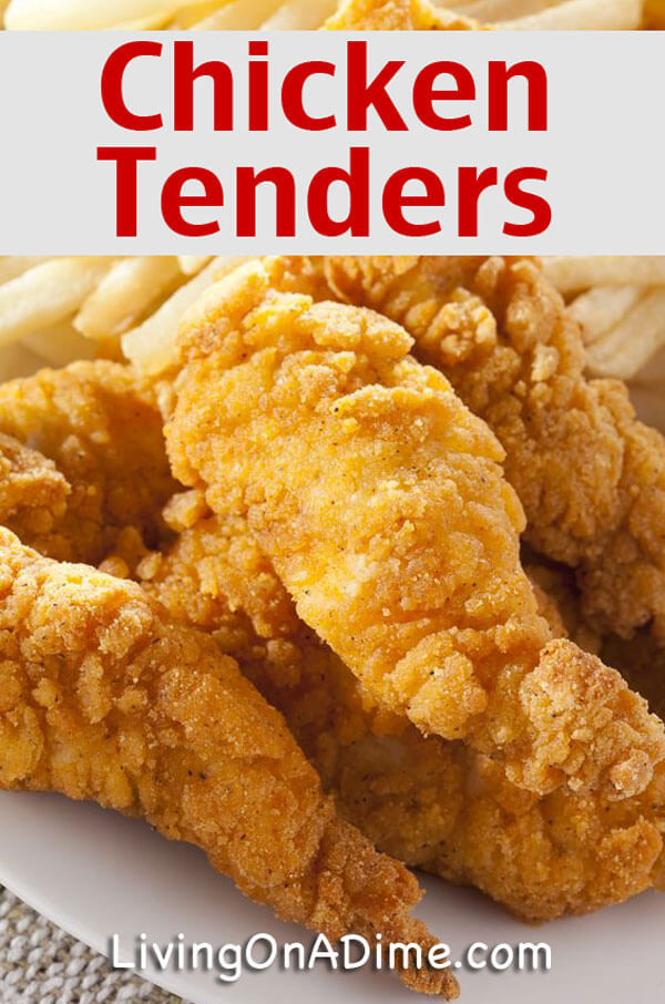 Chicken Tenders Recipes For Kids
 Easy Chicken Tenders Recipe and Dinner Menu