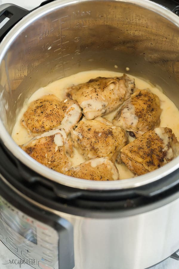 Chicken Thighs Pressure Cooker Recipe
 Creamy Garlic Instant Pot Chicken Thighs pressure cooker