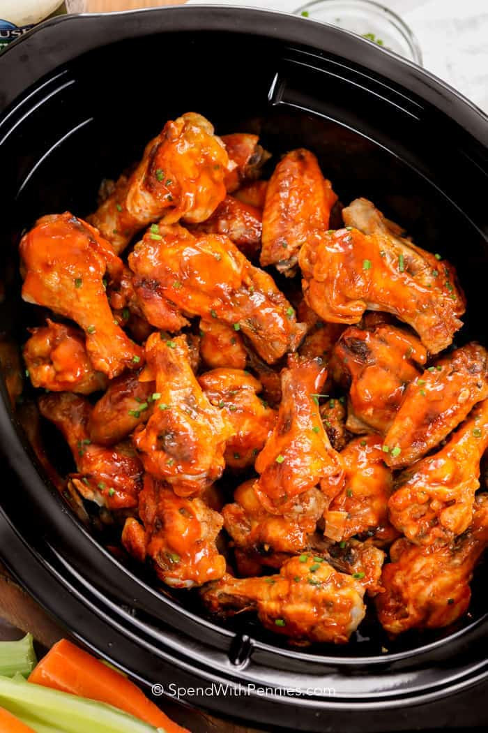 Chicken Wings In Slow Cooker
 slow cooker buffalo chicken wings