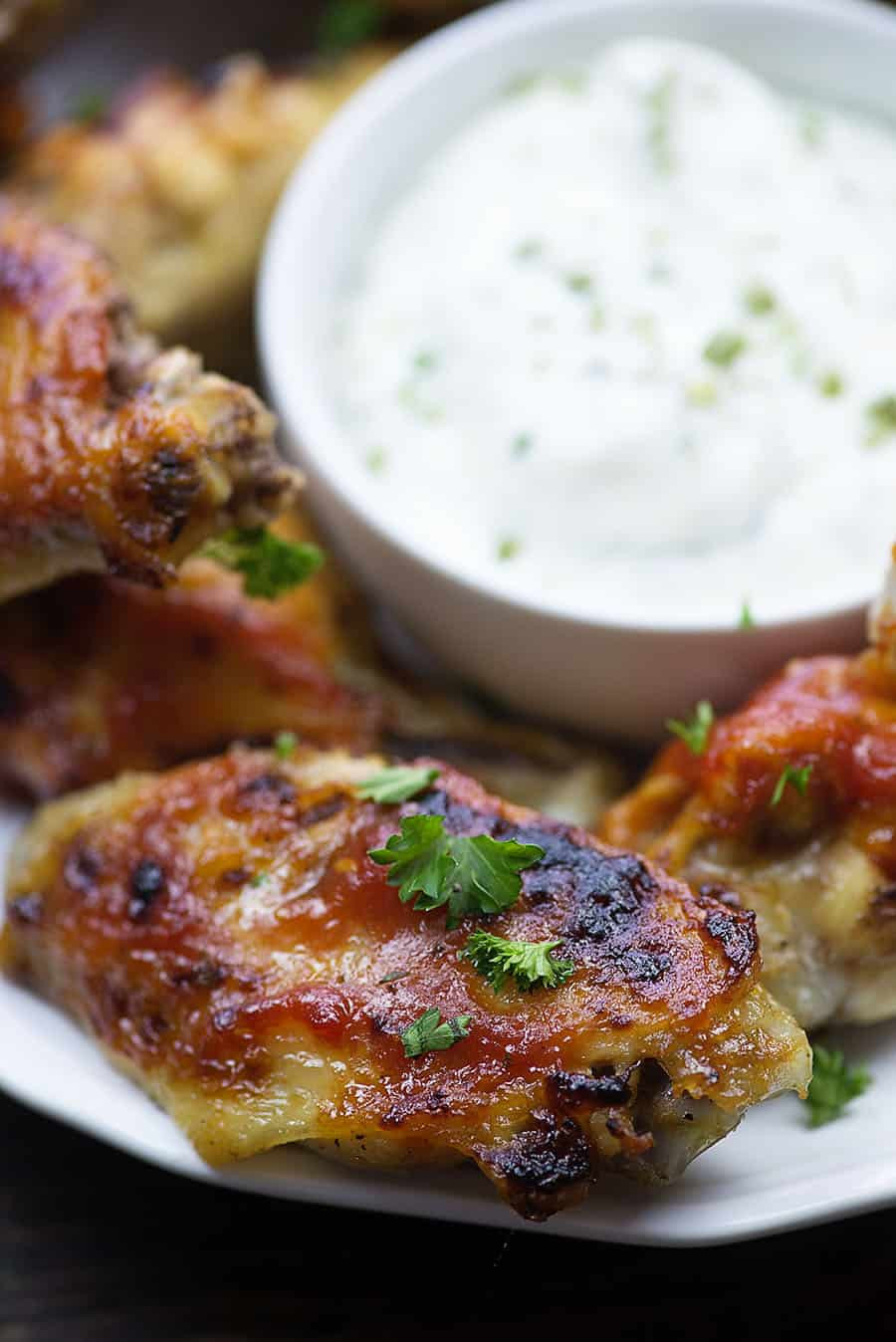 Chicken Wings In Slow Cooker
 Slow Cooker Chicken Wings with BBQ Sauce