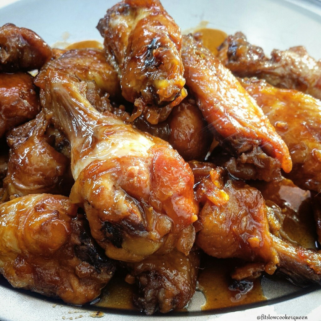 Chicken Wings In Slow Cooker
 Slow Cooker Teriyaki Chicken Wings Fit SlowCooker Queen