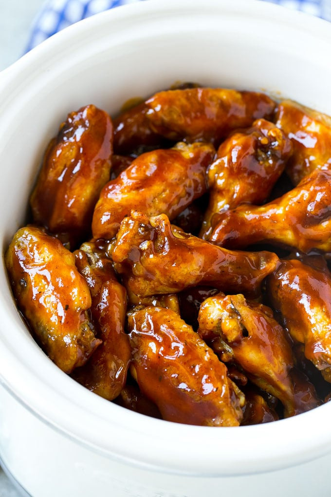 Chicken Wings In Slow Cooker
 Slow Cooker Chicken Wings Dinner at the Zoo