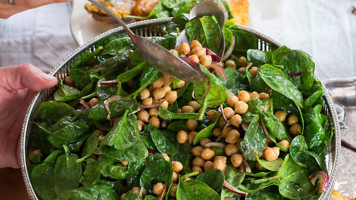 Chickpea Baby Food Recipe
 Baby spinach and chickpea salad with yoghurt dressing