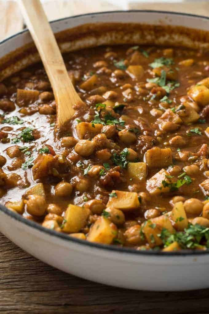 Chickpea Indian Recipes
 Easy Chickpea & Potato Curry Chana Aloo Curry