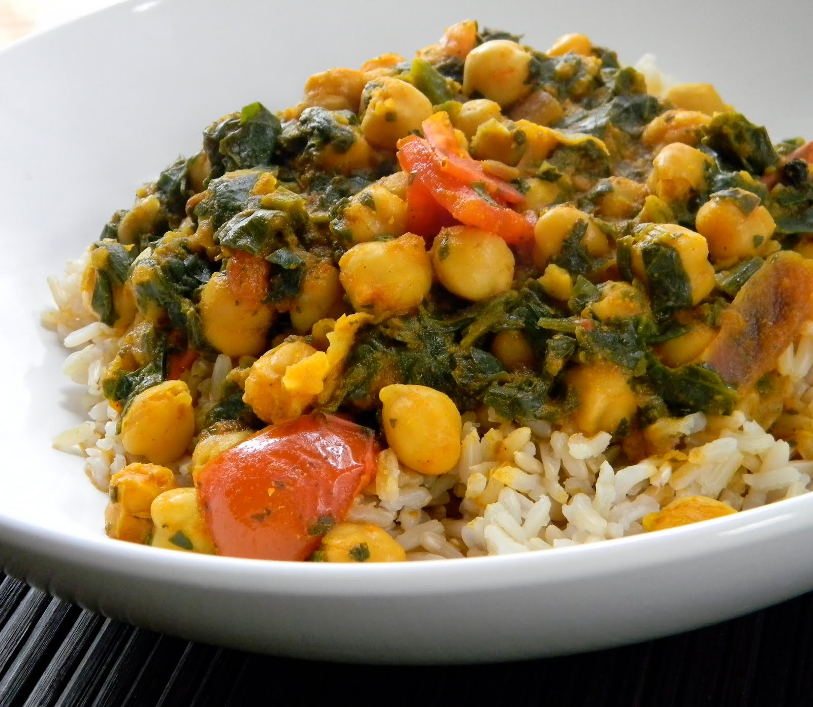 Chickpea Indian Recipes
 Easy Chick Pea and Spinach Indian Curry