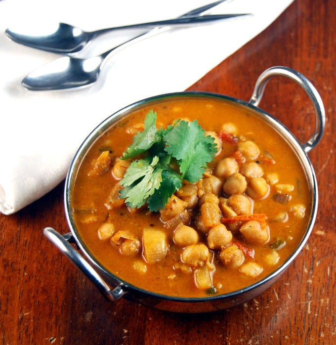 Chickpea Indian Recipes
 South Indian Chickpea Curry Vegan Recipes