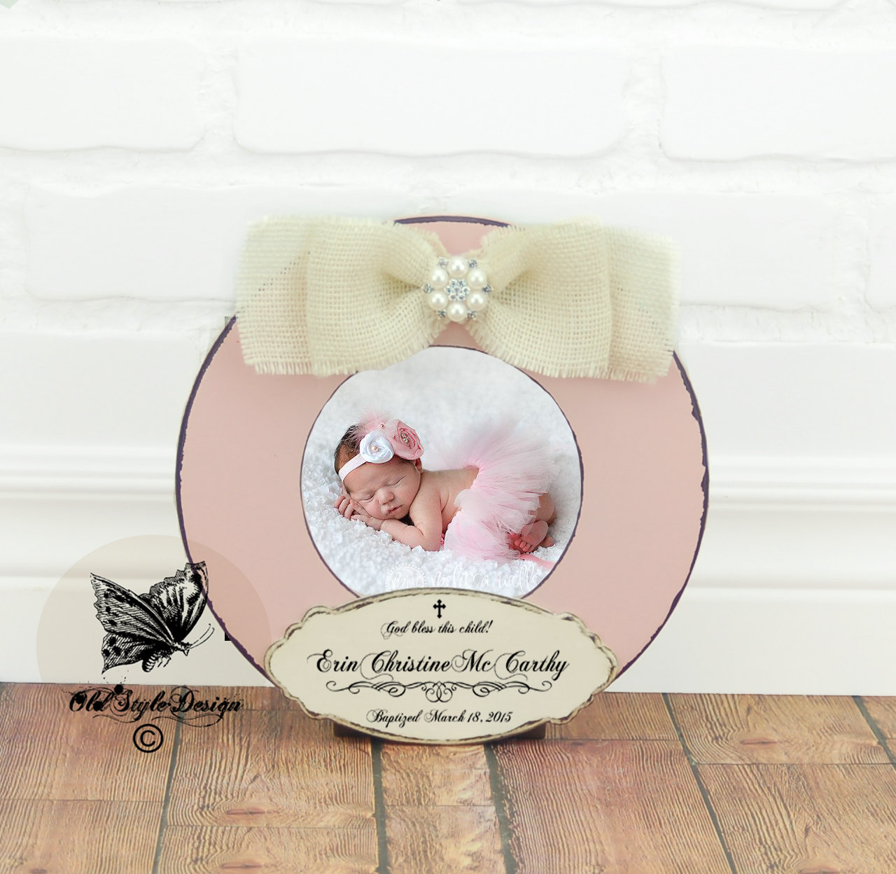 Child Baptism Gift
 Baptism Gift GIRL Christening Gift Girl Personalized picture