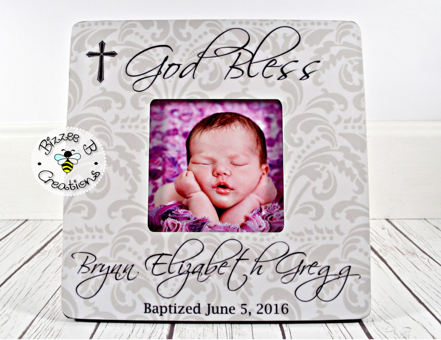 Child Baptism Gift
 ON SALE Baptism Gift for Baby Godchild Gift Baby Baptism