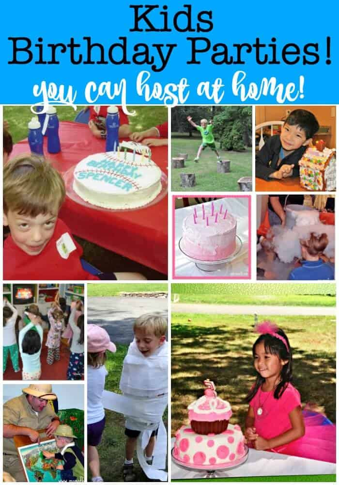 Child Birthday Party Game Idea
 How to Throw Your Own Kids Birthday Parties at Home Mom 6